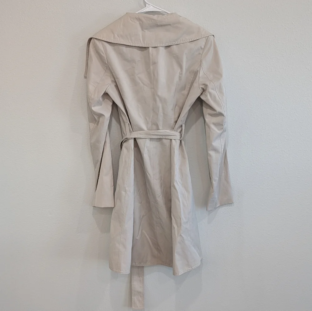 Antonio Melani Nude Trench Coat Jacket Size XS - Picture 6 of 6